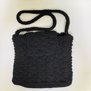 RODANA BLACK WEAVE BAG